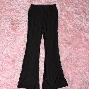 Chic Black Flare Women's Pants